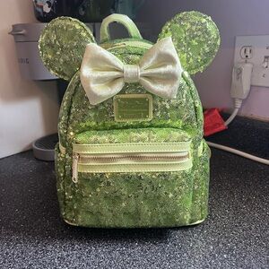 Loungefly Green Sequin Tinkerbell Backpack